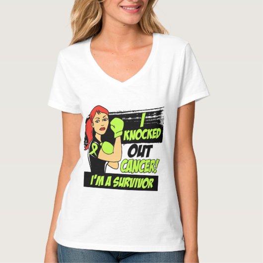 Ik heb non-Hodgkins lymfoom kanker uitgevonden T-shirt (Voorkant)