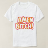 Ik heb nooit 2 Devi Amen betch Funny gehad T-shirt (Design voorkant)