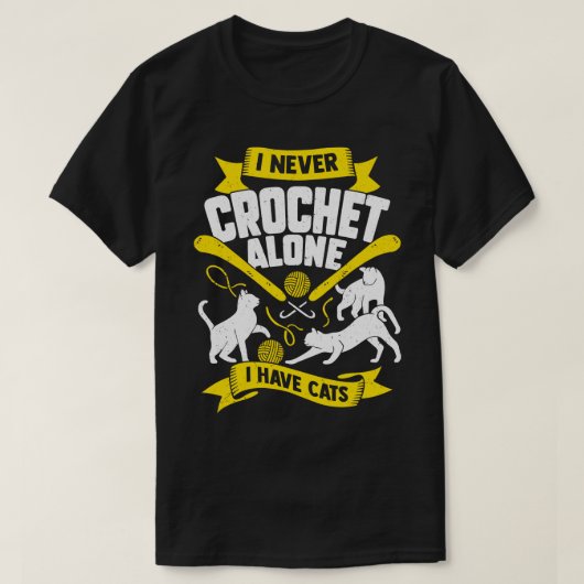 Ik heb nooit alleen Cats T-shirt (Design voorkant)