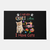Ik heb nooit alleen een kattendoek. deurmat (Voorkant)