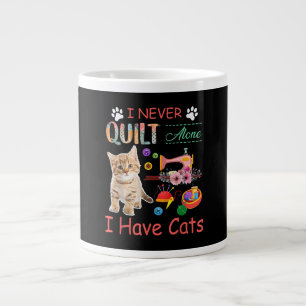 Ik heb nooit alleen een kattendoek... grote koffiekop