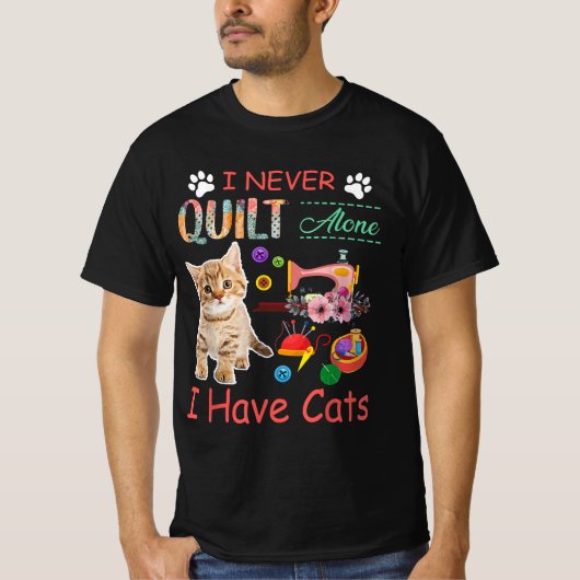 Ik heb nooit alleen een kattendoek... t-shirt (Voorkant)