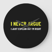 Ik heb nooit Argue Grote Klok (Voorkant)