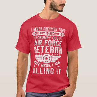 Ik heb nooit gedacht dat ik een knorrige oude luch t-shirt