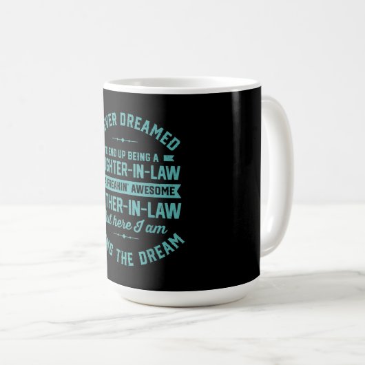 Ik heb nooit gedacht dat ik uiteindelijk een docht koffiemok (Voorkant rechts)