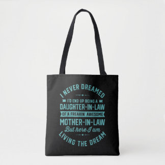 Ik heb nooit gedacht dat ik uiteindelijk een docht tote bag