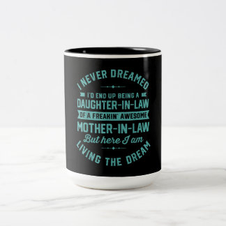 Ik heb nooit gedacht dat ik uiteindelijk een docht tweekleurige koffiemok
