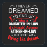 Ik heb nooit gedacht dat ik uiteindelijk een docht vierkante sticker<br><div class="desc">Ik heb nooit gedacht dat ik uiteindelijk een dochter in de wet zou zijn</div>