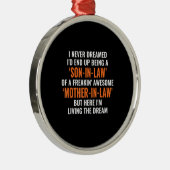 Ik heb nooit gedacht dat ik uiteindelijk een zoon  metalen ornament (Rechts)