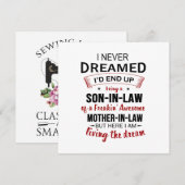 Ik heb nooit gedacht dat ik zou eindigen als schoo kaart (Voorkant / Achterkant)