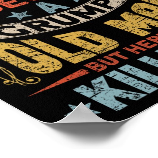 Ik heb nooit gedroomd dat ik en #; d een chagrijni poster (Hoek)