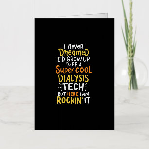 Ik heb nooit gedroomd dat ik zou opgroeien tot een folie wenskaart