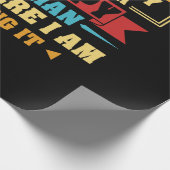 Ik heb nooit gedroomd dat op een dag een rommelige cadeaupapier (Hoek)