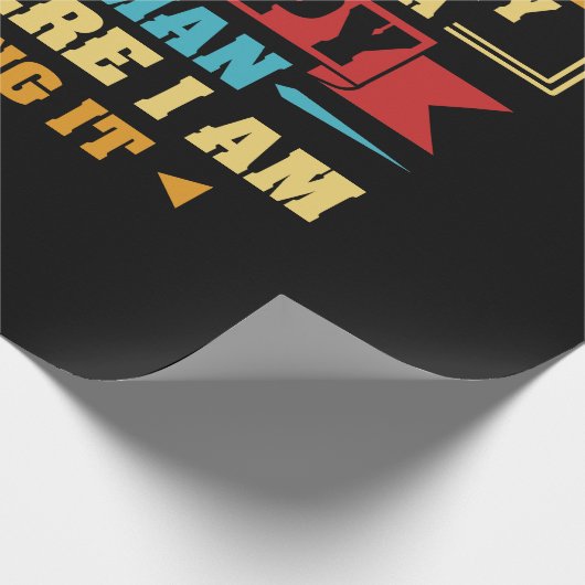 Ik heb nooit gedroomd dat op een dag een rommelige cadeaupapier (Hoek)