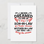 Ik heb nooit gedroomd een zoon te zijn in de wet,  aankondiging (Voorkant)