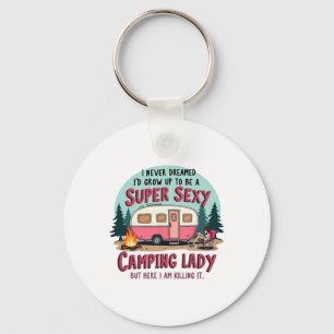 Ik heb nooit gedroomd Super Y Camping Doden Het Bu Sleutelhanger