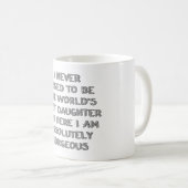 Ik heb nooit gevraagd om koffie-mok te zijn koffiemok (Voorkant rechts)