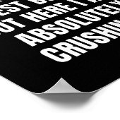 Ik heb nooit gevraagd om 's werelds beste baas te  poster (Hoek)