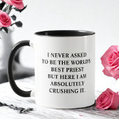 Ik heb nooit gevraagd om 's werelds beste priester mok