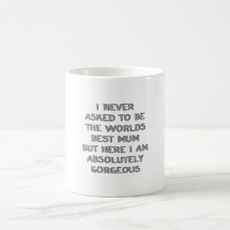 Ik heb nooit gevraagd om te zijn koffiemok