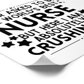 Ik heb nooit gevraagd 's werelds beste verpleegste poster (Hoek)