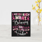 Ik heb nooit geweten wat dapperheid was zuster bor kaart (Gele Bloem)