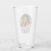 Ik heb nooit gezegd dat Jezus Christelijk grappig Glas (Achterkant)