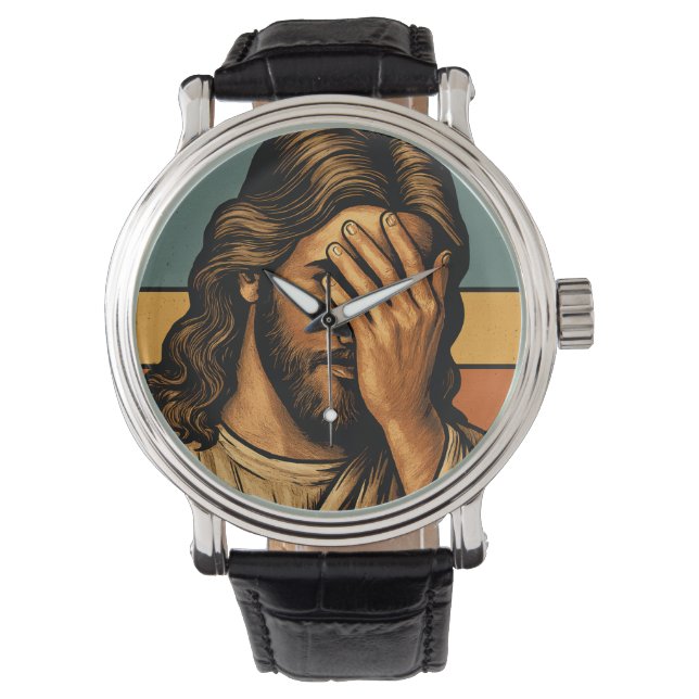 Ik heb nooit gezegd dat Jezus Christelijk grappig  Horloge (Voorkant)