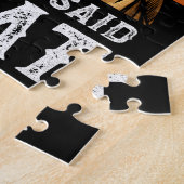 Ik heb nooit gezegd dat Jezus Christelijk grappig  Legpuzzel (Zijkant)