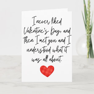 Ik heb nooit van Valentijnsdag gevouwen gehouden Kaart