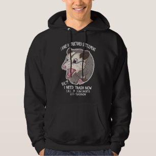 Ik heb nu afval nodig Possum Meme Grappige Possum Hoodie
