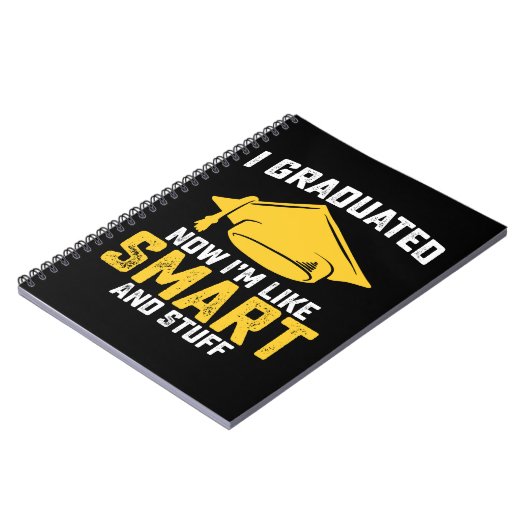 Ik heb nu gestudeerd als slim en domme Afstuderen Notitieboek (Linkerzijde)