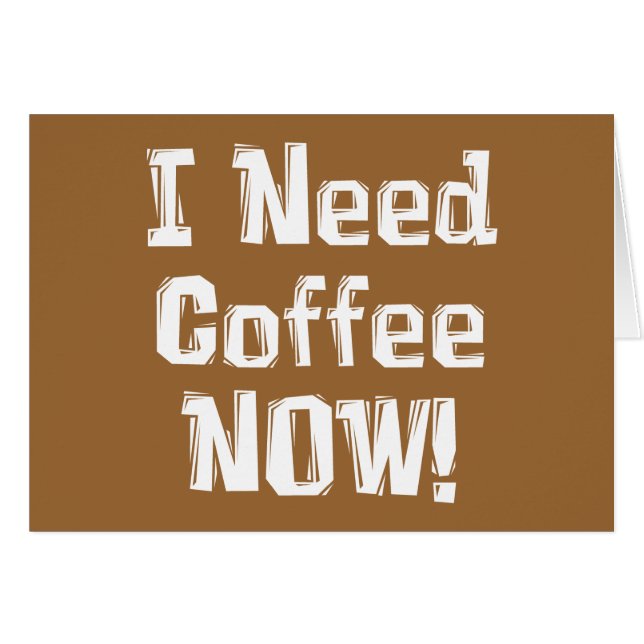 Ik heb NU koffie nodig. Giften (Voorkant Horizontaal)