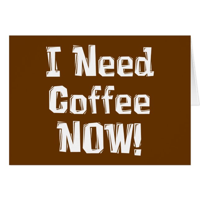 Ik heb NU koffie nodig. Giften (Voorkant Horizontaal)