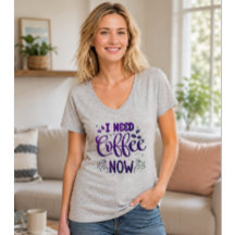 Ik Heb Nu Koffie Nodig Grappig Koffie T-Shirt