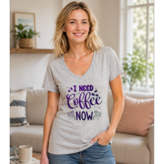 Ik Heb Nu Koffie Nodig Grappig Koffie T-Shirt