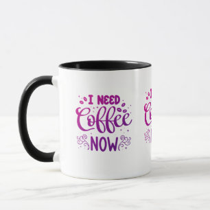 Ik heb nu koffie nodig Mok Aangepaste keramische
