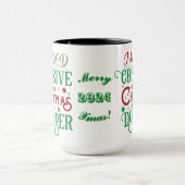 Ik heb OCD: Obsessieve Christmas Disorder grappig Mok (Midden)