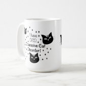 Ik heb OCD, Obsessieve Kat Disorder Koffiemok (Voorkant links)