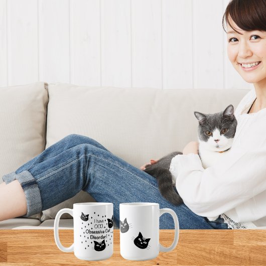 Ik heb OCD, Obsessieve Kat Disorder Koffiemok