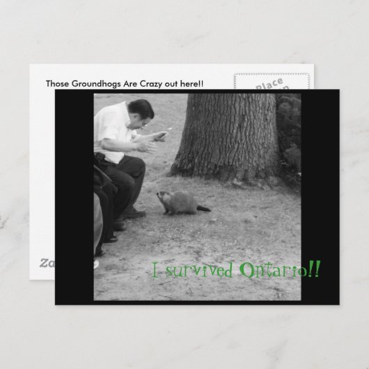 Ik heb Ontario overleefd! Briefkaart (Voorkant / Achterkant)