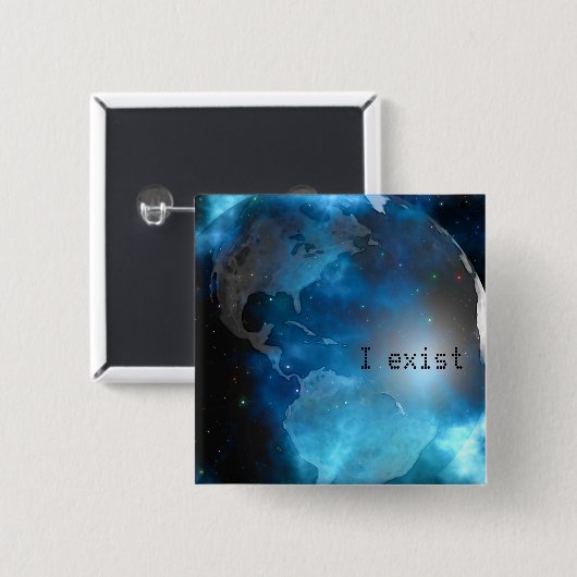 Ik heb ontwerp 3 vierkante button 5,1 cm (Voorkant /achterkant)