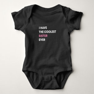 Ik heb ooit de coolste zus ooit,Zus baby cadeau Romper