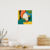 Ik heb ooit in Tortola Poster Wall Art gewoond (Keuken)