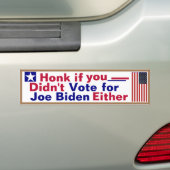 Ik heb ook niet voor Joe Biden gestemd Bumpersticker (Op auto)