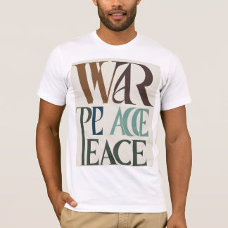 Ik heb oorlog gezien, ik hou van vrede t-shirt