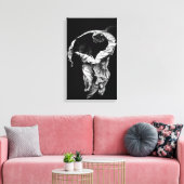 Ik heb op je gewacht canvas afdruk (Insitu (Woonkamer))