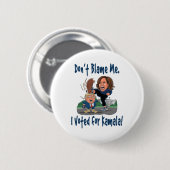 Ik heb op Kamala gestemd! - Kamala Littl Ronde Button 5,7 Cm (Voorkant /achterkant)