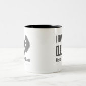 Ik heb OPD Obsessief Pickleball Disorder Tweekleurige Koffiemok (Center)