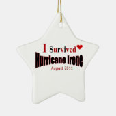 Ik heb orkaan Irene Ornament overleven (Rechts)